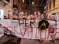 La fiaccolata contro le morti sul lavoro