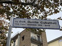 La strada intitolata a don Danilo Cubattoli