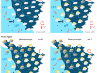 Le previsioni del consorzio Lamma per sabato 15 Novembre