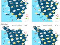 Le previsioni del consorzio Lamma per domenica 16 Novembre