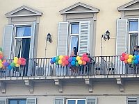 Arcobaleno ovunque al Toscana Pride 2023 di Firenze