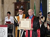 Il conferimento della laurea ad honorem al professor Fauci da parte del rettore Di Pietra