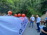 Il presidio di blocco stradale
