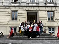 Il presidio ad Arezzo