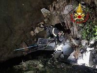 I soccorsi dei vigili del fuoco