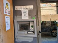 Il bancomat non è più in funzione