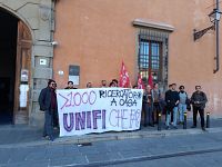 Il presidio a Firenze