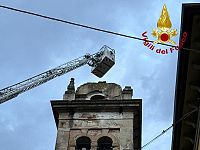 L'intervento dei vigili del fuoco