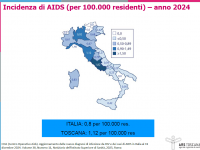 mappa incidenza aids