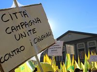 La manifestazione a Lucca