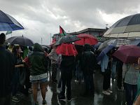 Davanti al porto di Marina di Carrara