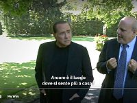 Berlusconi con Alan Friedman