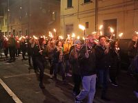 La fiaccolata contro le morti sul lavoro