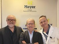 Da sinistra Paolo Morello Marchese, Paolo Bacciotti e il dottor Iacopo Sardi