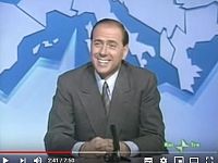 Berlusconi durante un'intervista con Biagi