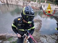 I soccorsi dei vigili del fuoco