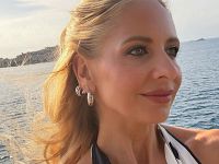 Sarah Michelle Gellar all'isola d'Elba