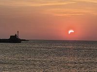 L'eclissi solare a Livorno