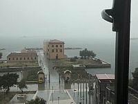 Il temporale a Livorno (Foto: Giovanni Lascala / Facebook)