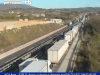 La coda dopo l'incidente