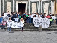 La manifestazione degli studenti a Empoli
