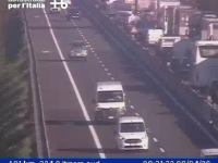 La coda dopo l'incidente