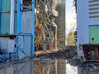 Il luogo dell'incendio