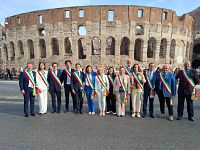 I sindaci toscani pronti a sfilare ai Fori Imperiali
