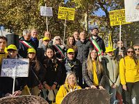 La manifestazione a Lucca