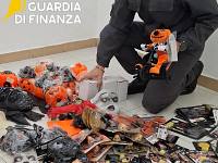 Il sequestro della guardia di finanza
