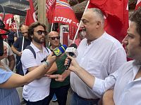 La manifestazione a Firenze, il segretario regionale Cgil Rossi