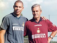 Gigi Simoni con Ronaldo nella stagione 1997/98
