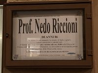 Il necrologio di Nedo Riccioni