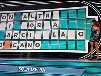 Il tabellone 'toscano' della Ruota della Fortuna