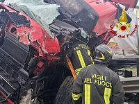 L'intervento dei vigili del fuoco