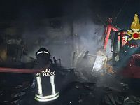 Il luogo dell'incendio