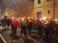 La fiaccolata contro le morti sul lavoro