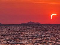 L'eclissi solare a Punta Ala, a Castiglione della Pescaia