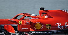 Le Ferrari di Vettel e Leclerc girano al Mugello