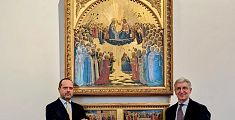 L'Incoronazione del Beato Angelico ricomposta agli Uffizi