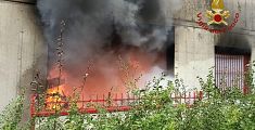 Appartamento distrutto dalle fiamme 