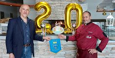 Tiziano festeggia 20 anni della sua pizzeria