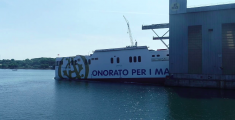 Varata la nave ro-ro per i marittimi italiani