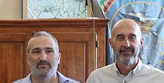 Il sindaco Massimiliano Ghimenti e l’assessore Stefano Tordella