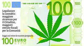 La banconota da cento euro con la foglia di Maria