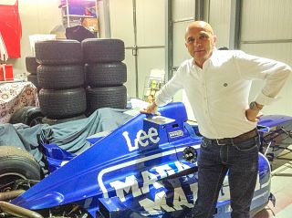 Armando Mangini con la sua Formula 3000