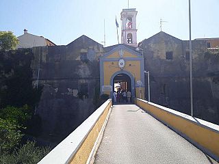 ingresso del carcere di Porto Azzurro