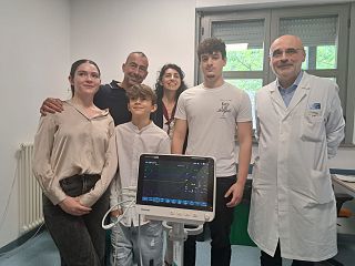 La donazione del nuovo monitor multiparametrico