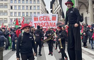 La manifestazione a Firenze