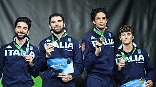 Il quartetto d'oro del fioretto europeo